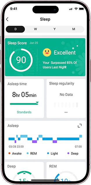 Amazfit Band 7 – анализ сна и качество восстановления